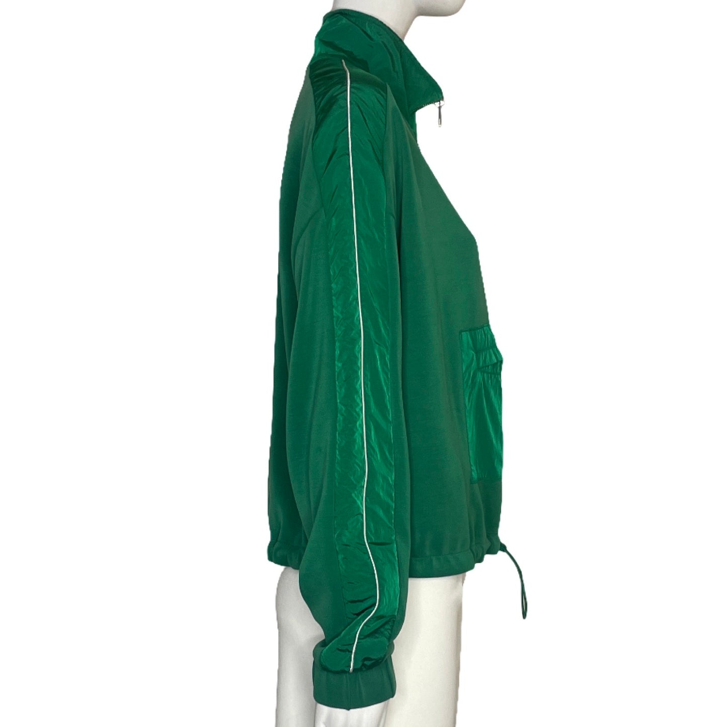 Jacket Oysho Crop Elástico Verde - Talla M