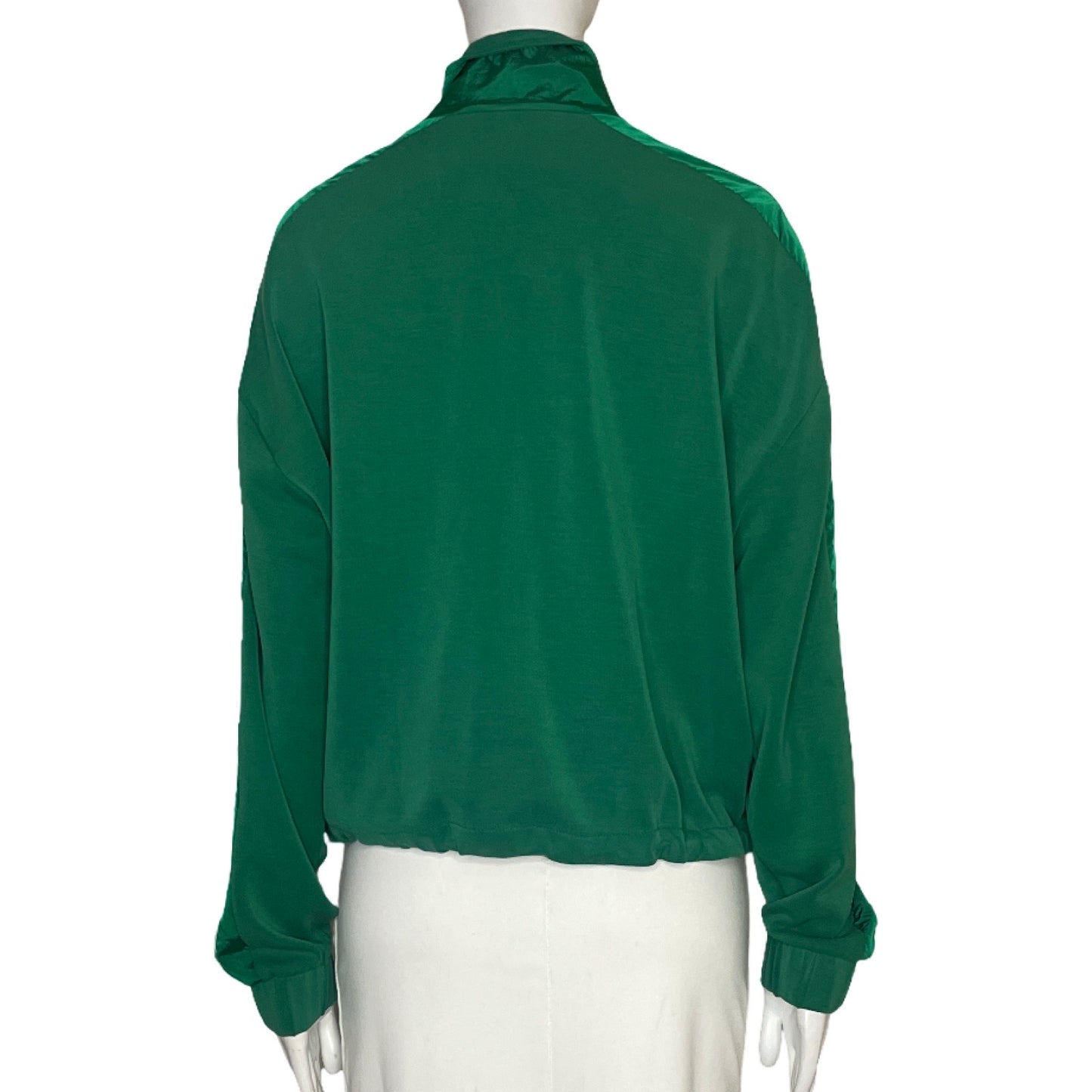 Jacket Oysho Crop Elástico Verde - Talla M