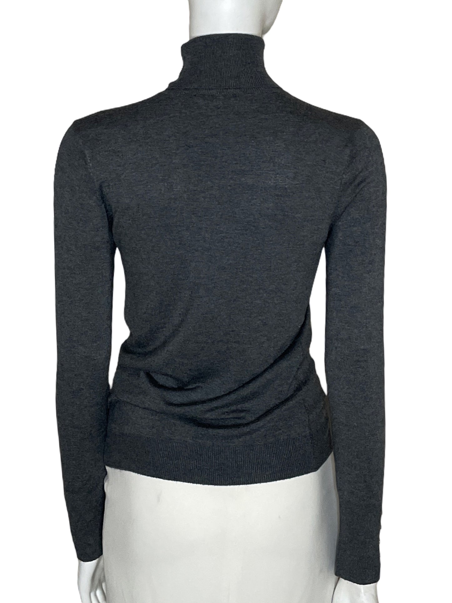 Sueter Zara Manga Larga Gris-Talla M