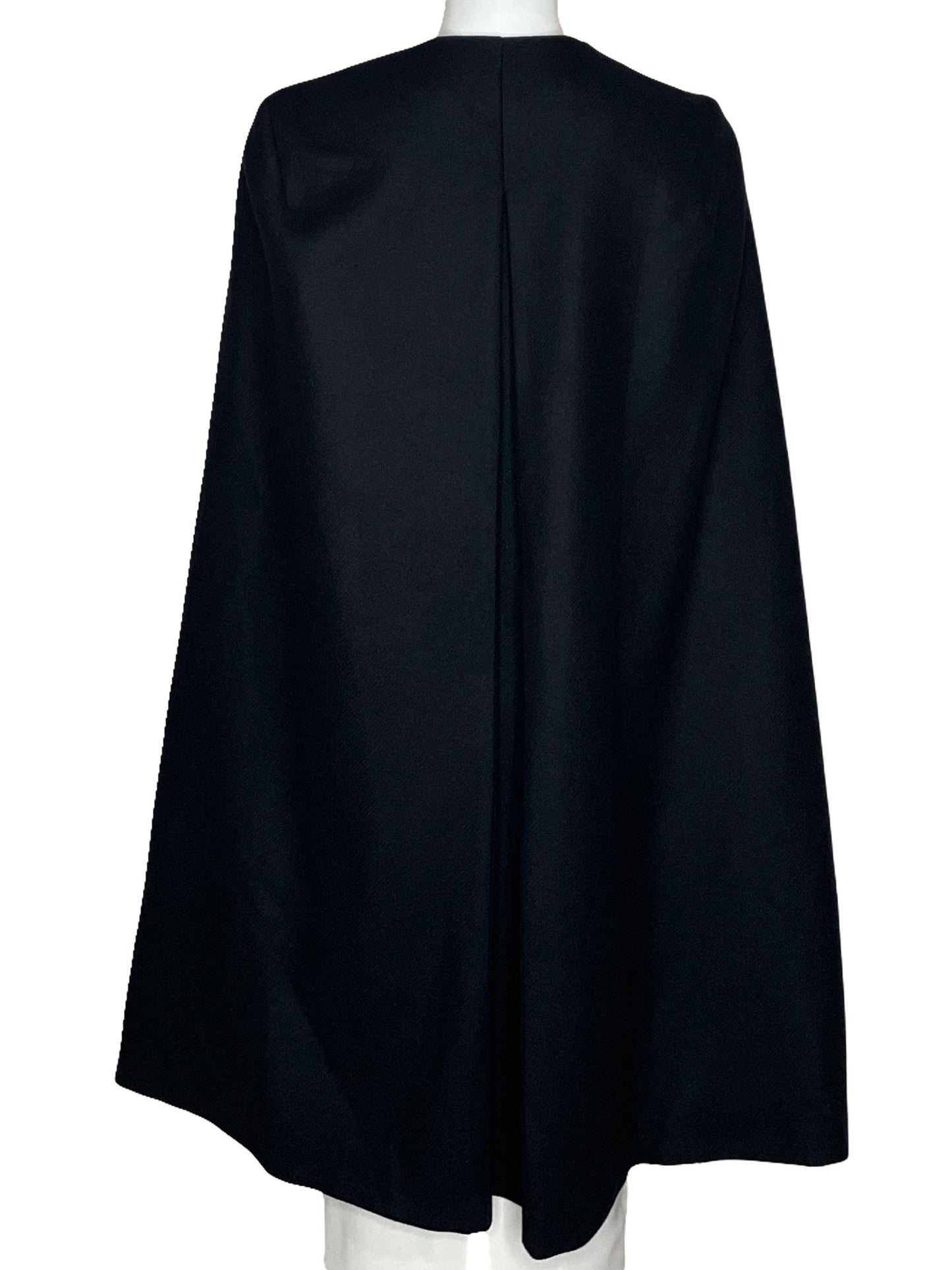 Capa Zara Larga Negro-Talla M
