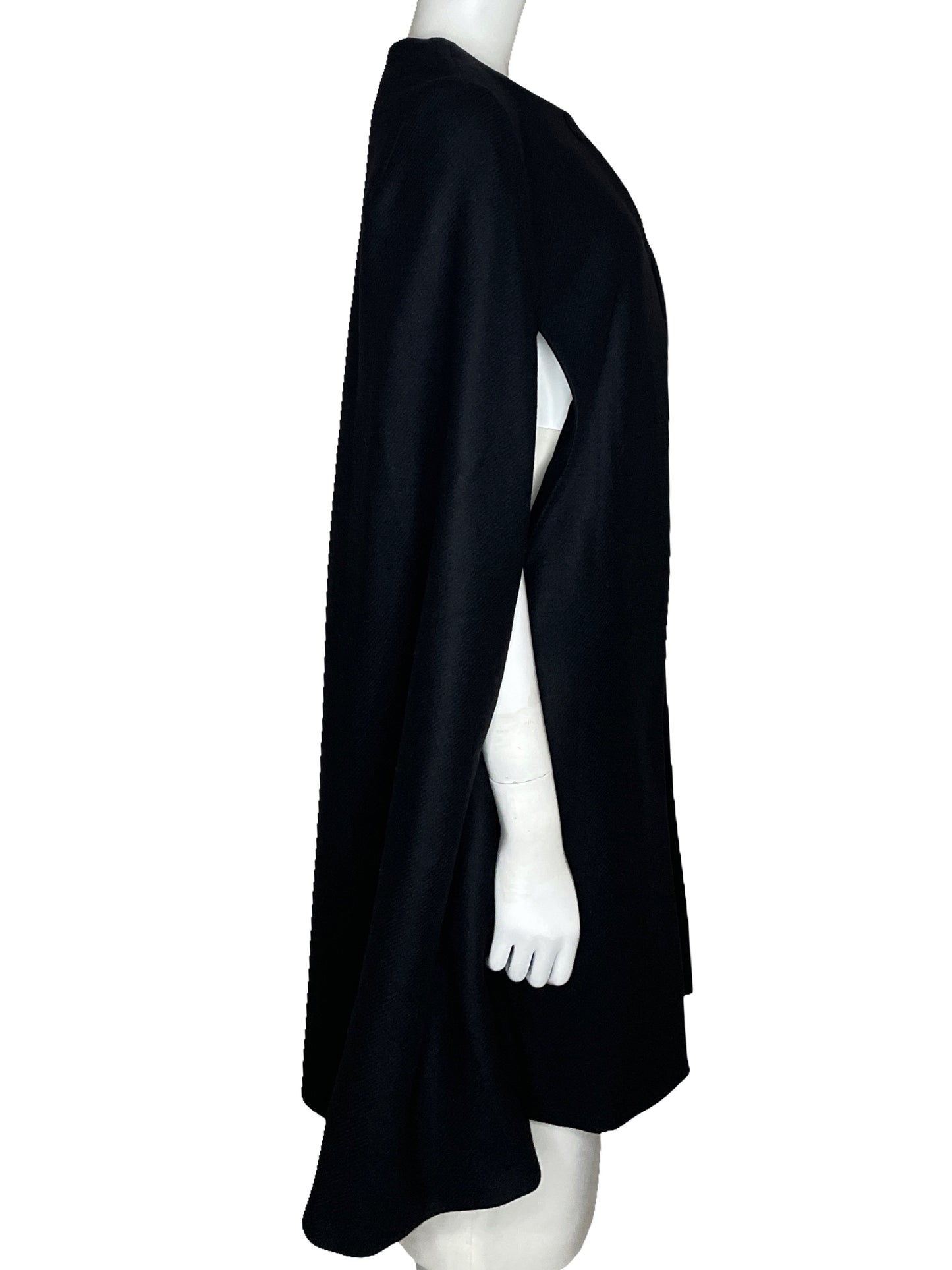 Capa Zara Larga Negro-Talla M