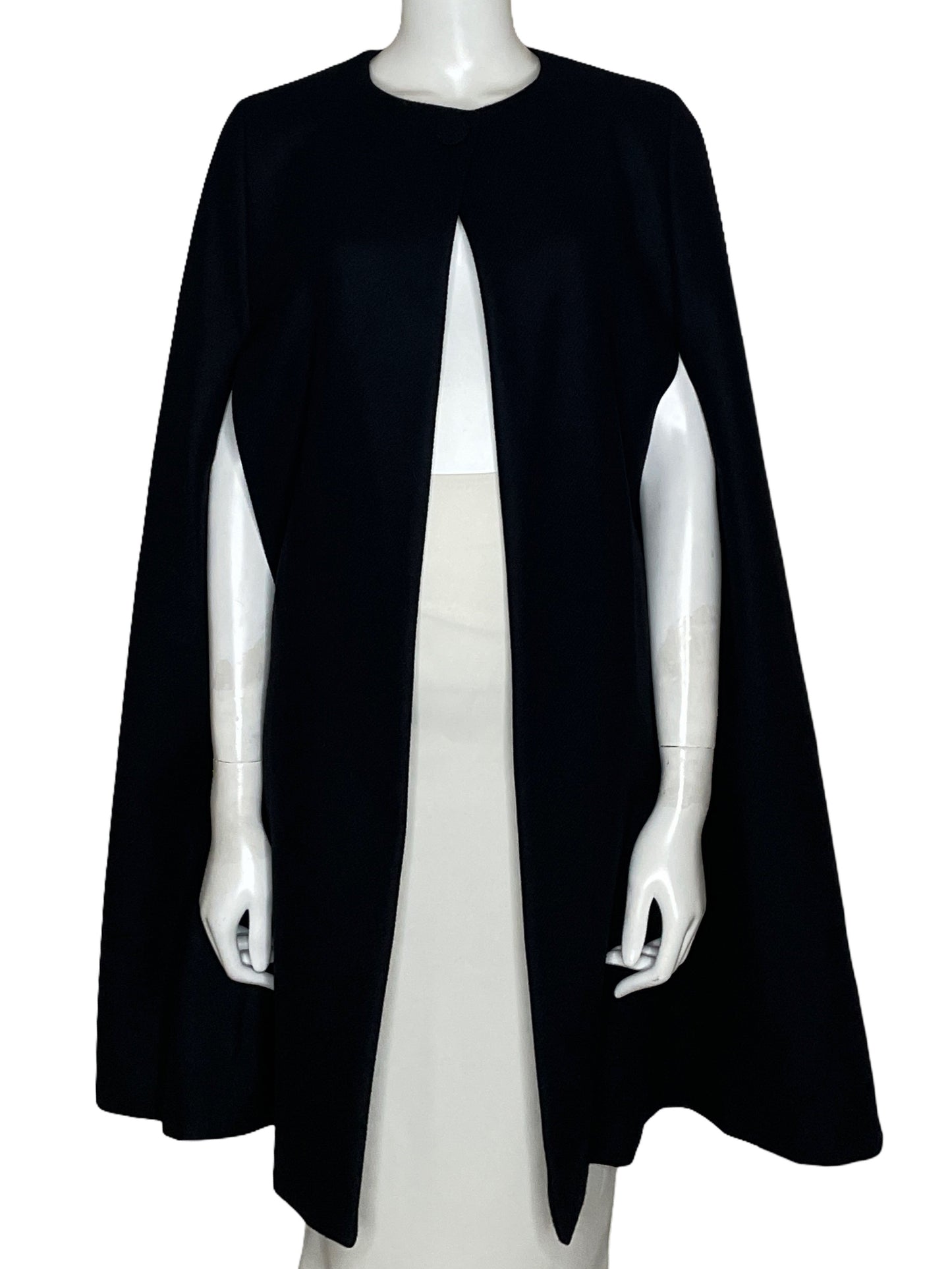 Capa Zara Larga Negro-Talla M