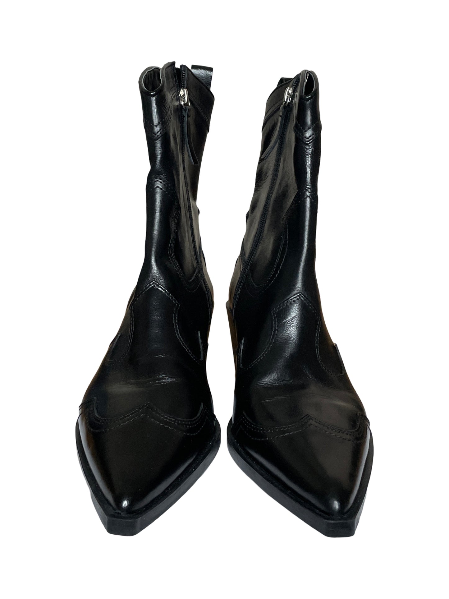 Calzado Zara Cowboy Style Negro-Talla 40