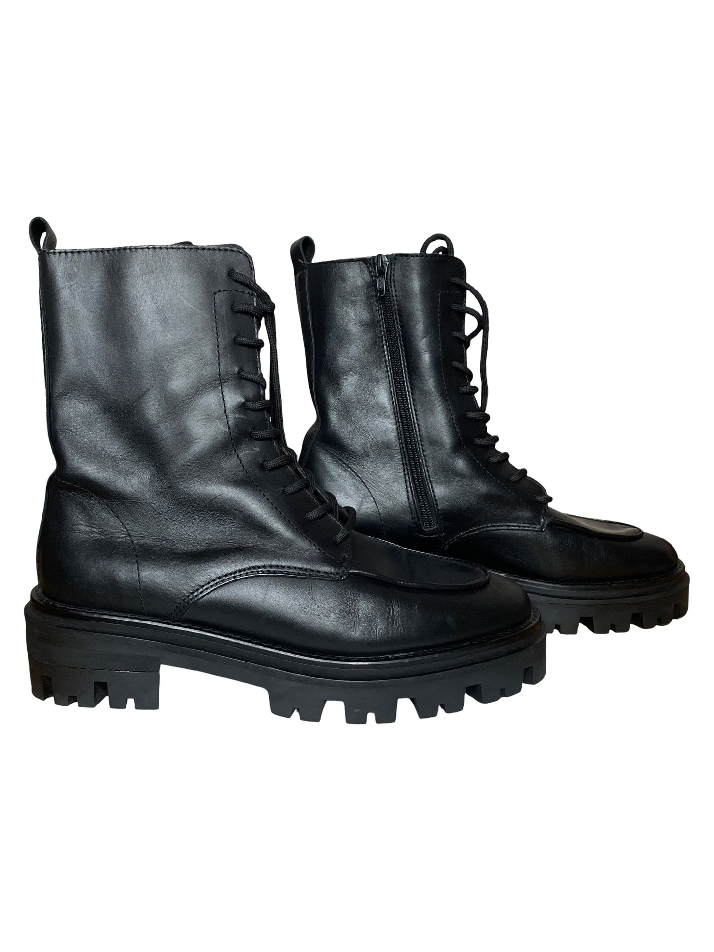 Calzado Zara Botas Negro-Talla 40