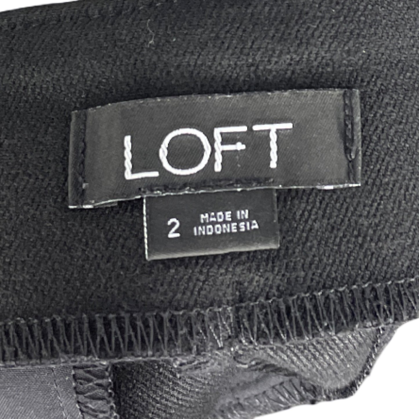 Pantalón Loft Wide Leg Negro - Talla 2