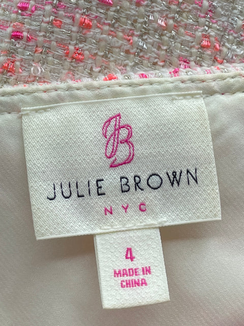 Set Julie Brown Tweed Blanco-Talla 4