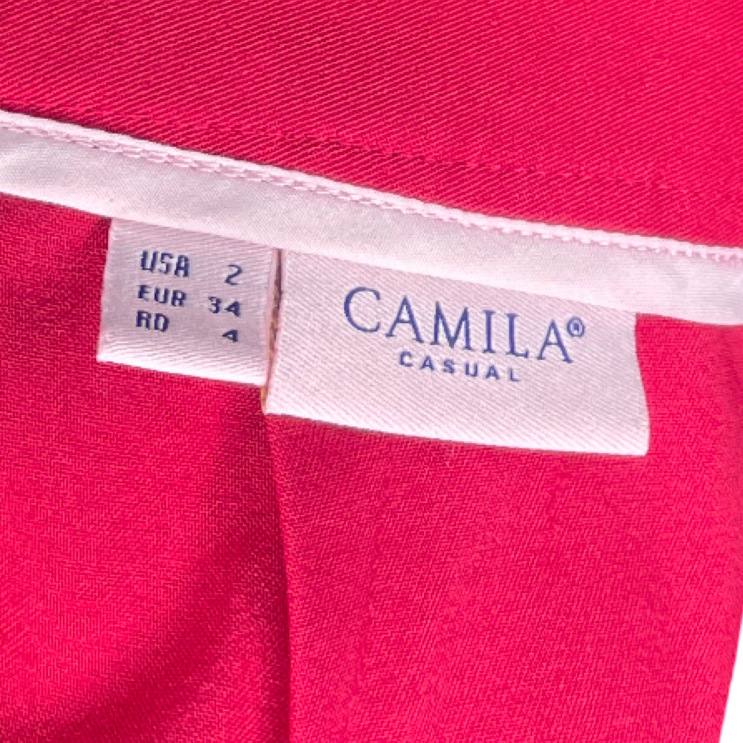 Falda Camila Vuelos Rojo - Talla 2