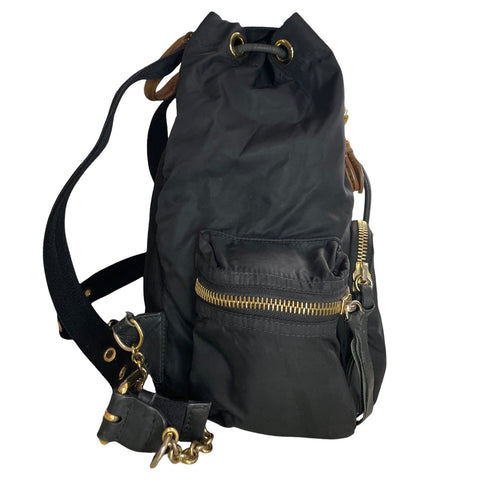 * Bolso Burberry The Rucksack Nylon Negro-Talla M