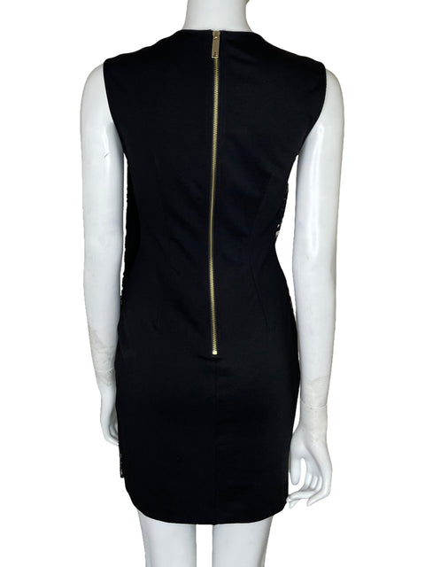 Vestido Ted Baker Estampado Negro-Talla 1