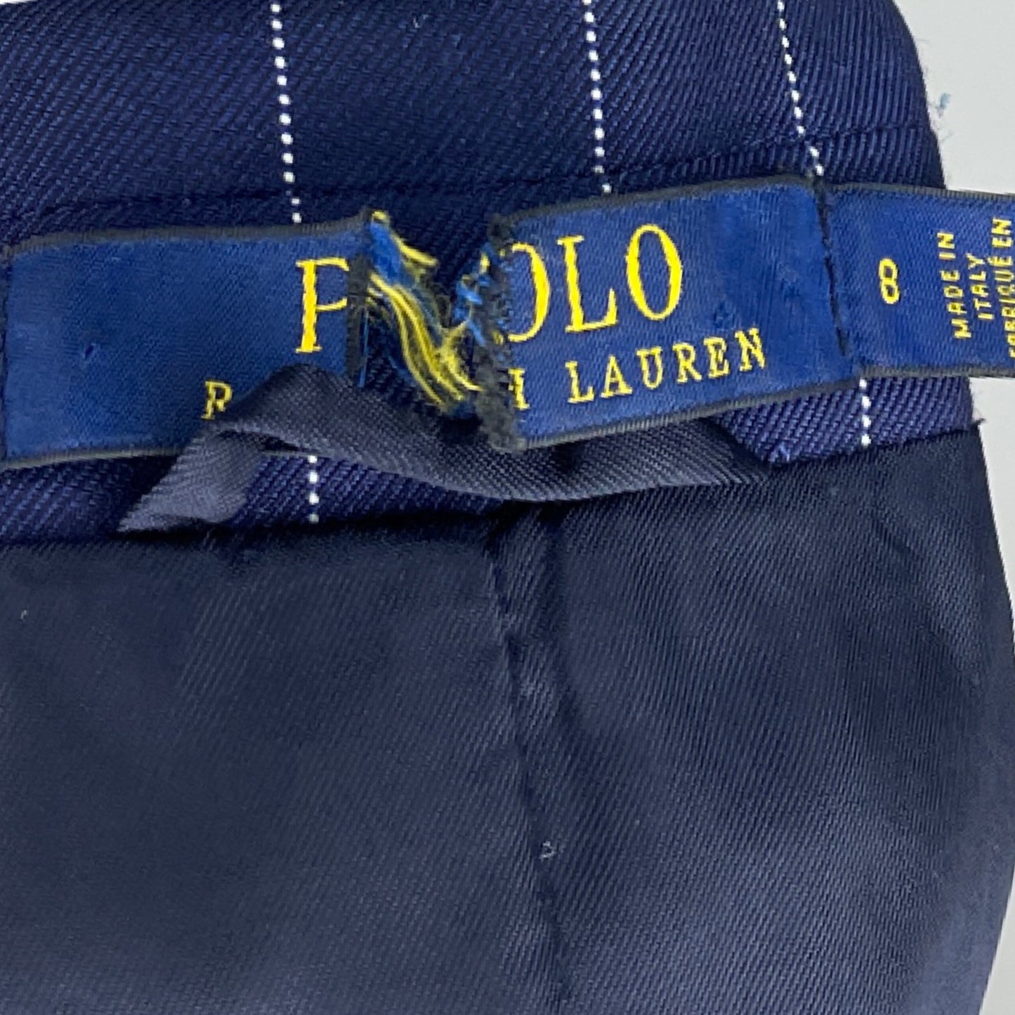 Blazer Ralph Lauren Líneas Azul - Talla 8