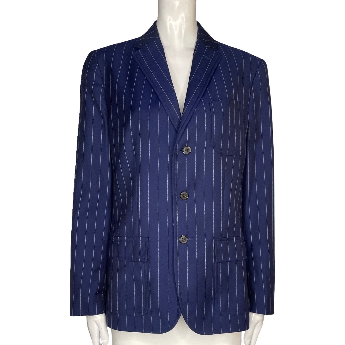 Blazer Ralph Lauren Líneas Azul - Talla 8