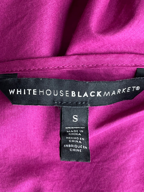 Blusa White House Black Market Encaje Morado-
Talla S