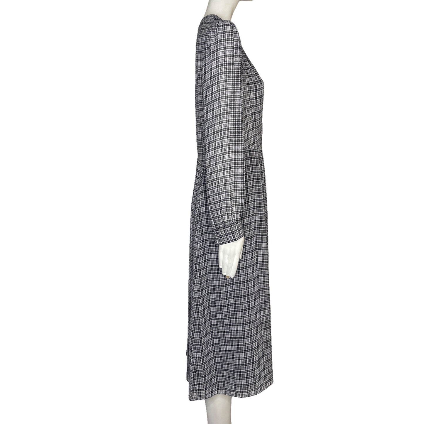 Vestido Michael Kors Cuadros Blanco - Talla M