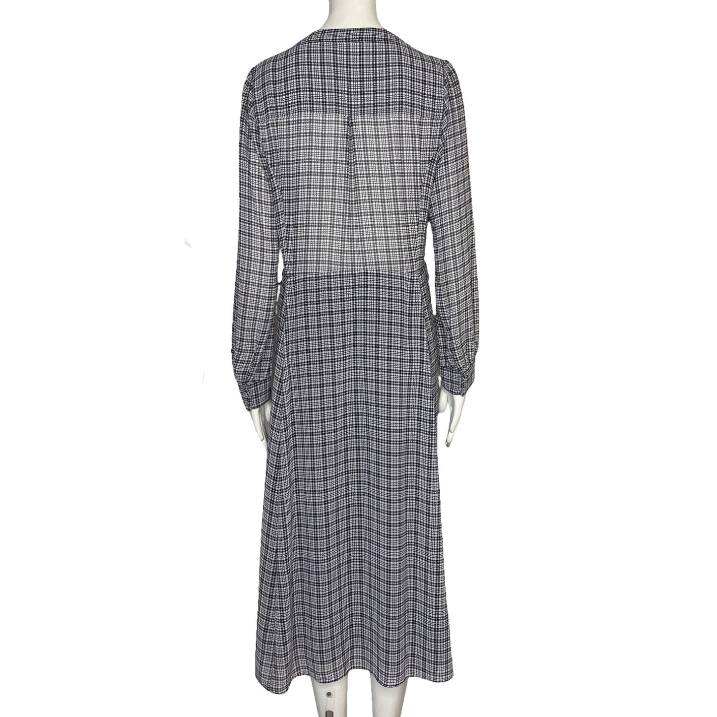 Vestido Michael Kors Cuadros Blanco - Talla M