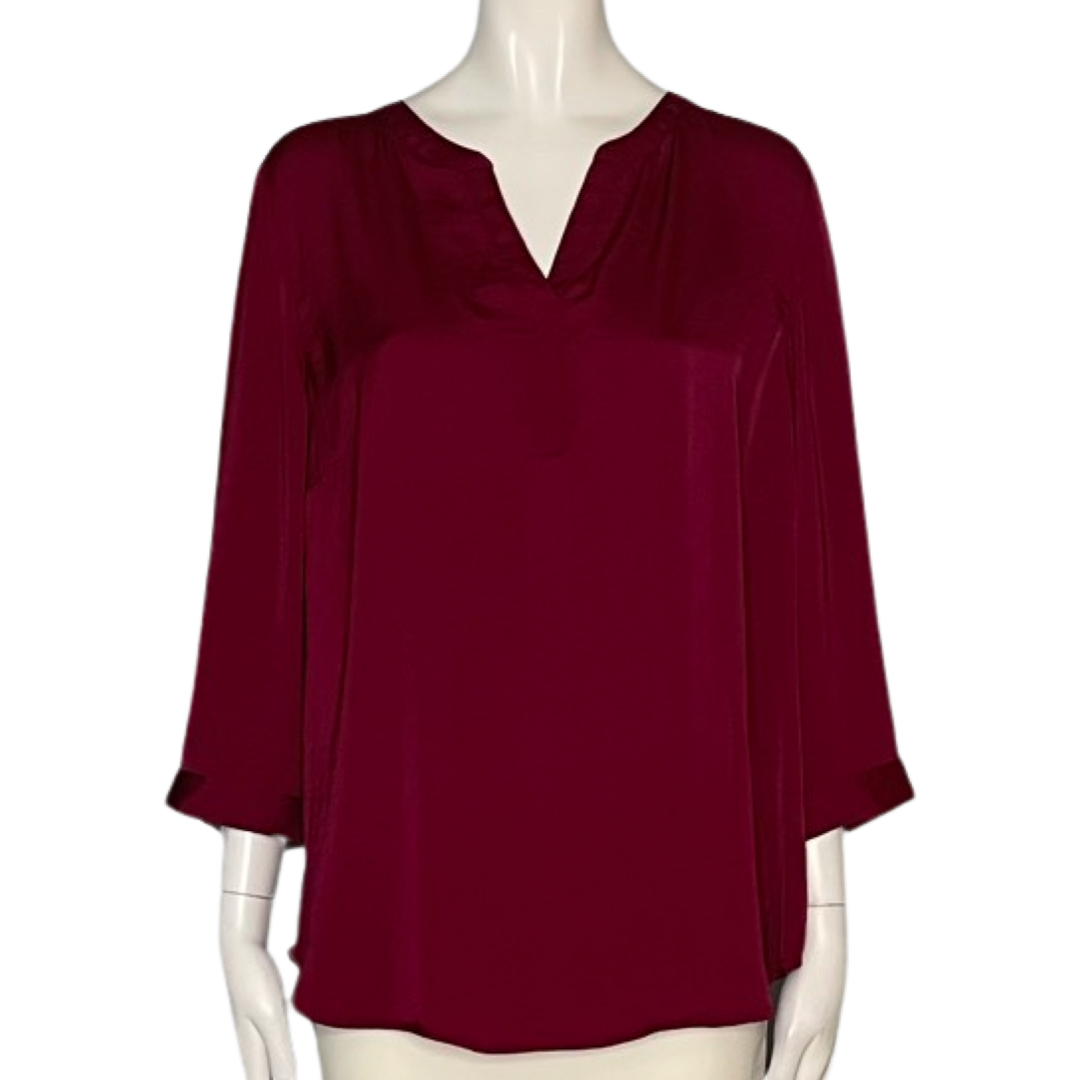 Blusa rojo vino hotsell