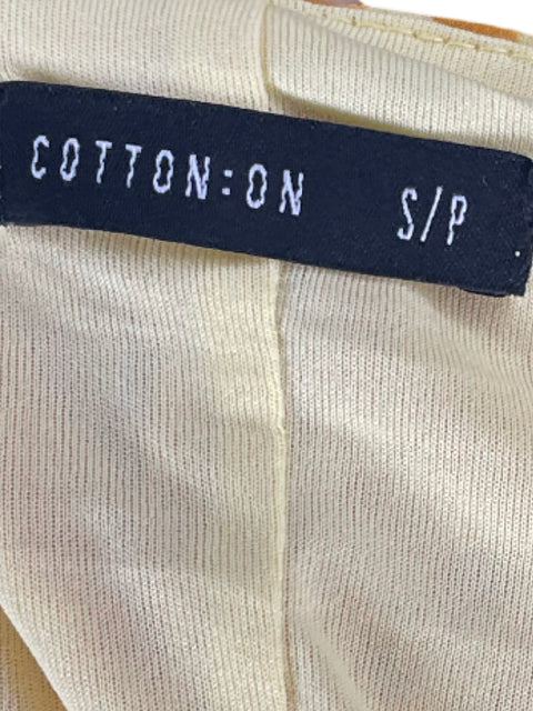 Vestido Cotton:On Cuadros Amarillo-Talla S