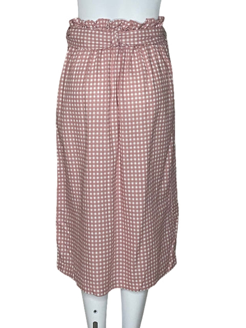 Faldas Cotton:On Cuadros Rosado-Talla S