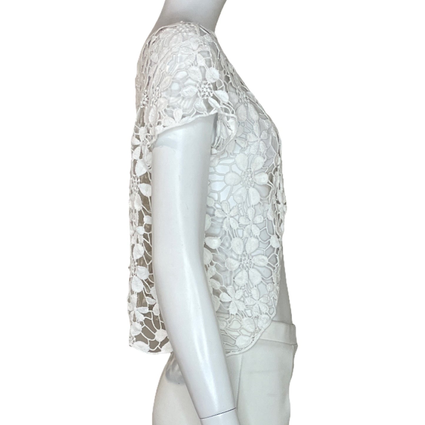 Cardigan Tesoro TPS Flores Blanco - Talla S