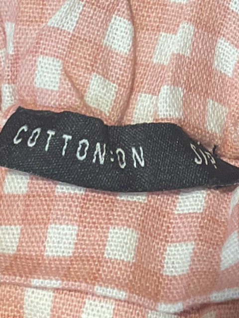 Faldas Cotton:On Cuadros Rosado-Talla S