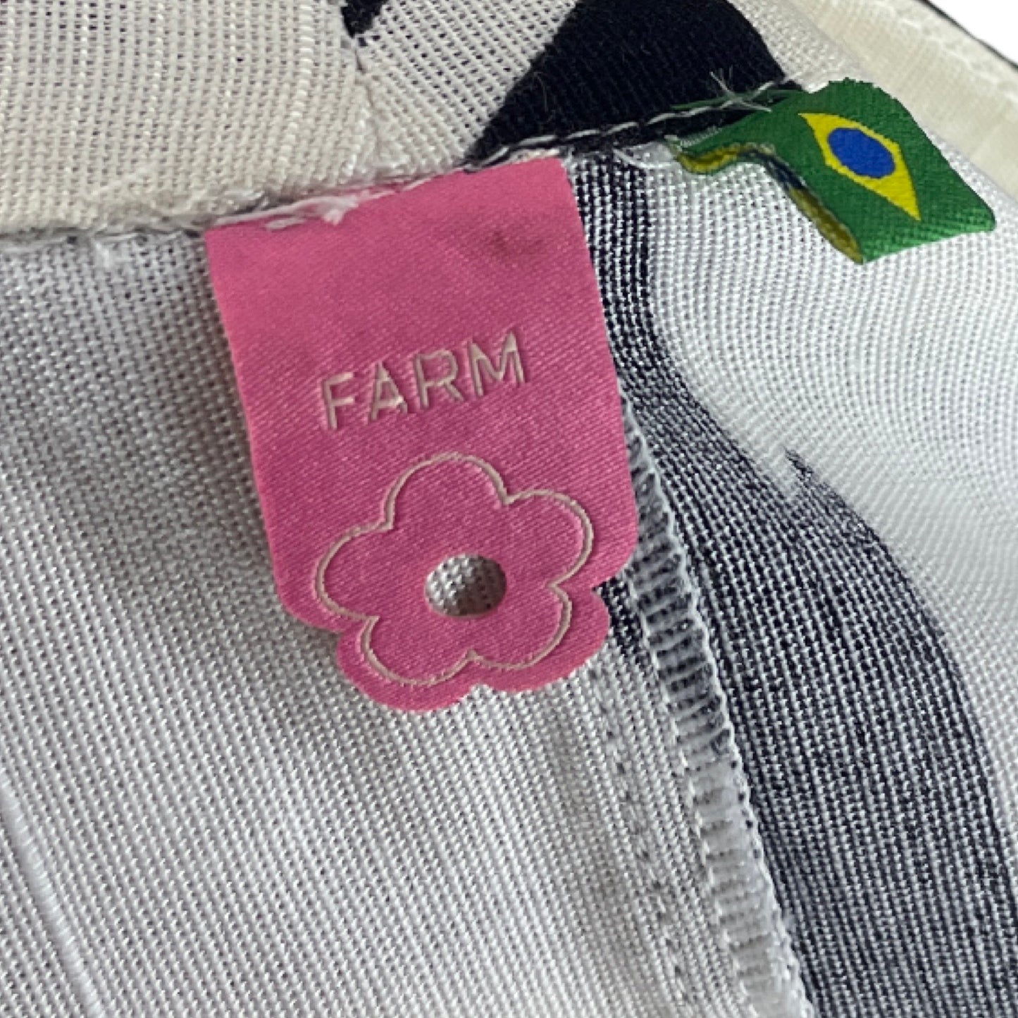 Vestido Farm Rio Alberto Pitti Estampado Blanco - Talla P