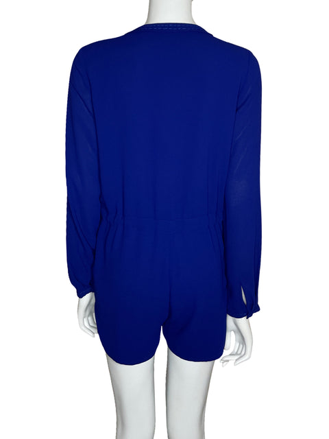 Romper Greylin Manga Larga Azul-Talla S