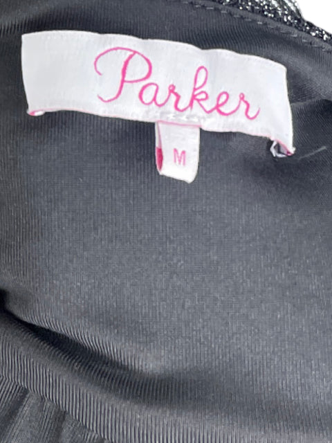 Vestido Parker Mangas Larga Brillante - Talla M