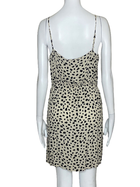 Vestido Moon River Tiras Lunares Beige-Talla L
