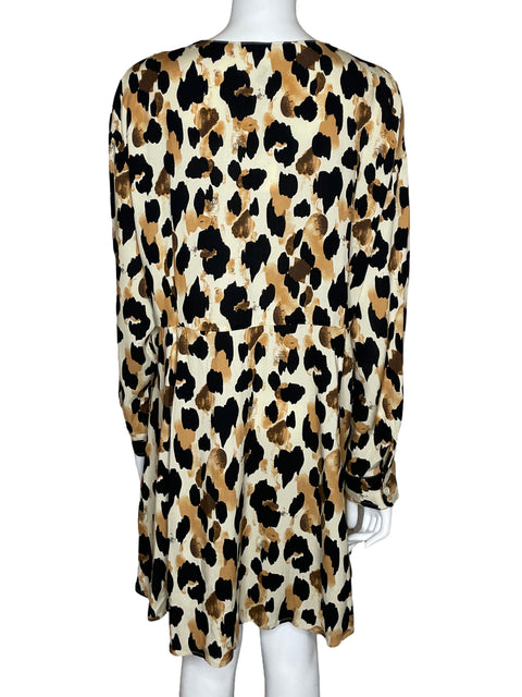 Vestido University Club Camisero Beige-Talla XL