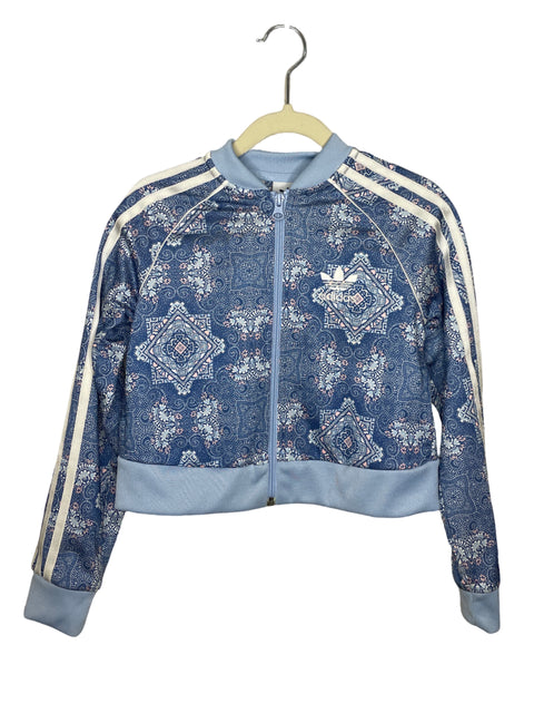 Jacket Adidas Estampado Azul - Talla 7-8