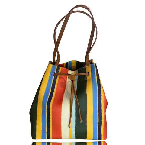 * Cartera Tory Burch Kerrington Drawstring Tote-Talla M