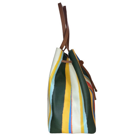 * Cartera Tory Burch Kerrington Drawstring Tote-Talla M