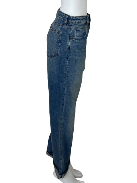 Pantalon Reformation Jeans Straight Botones-Talla 31