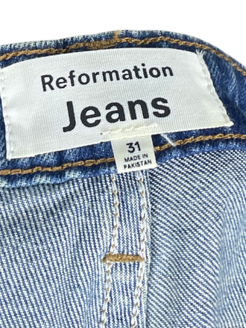 Pantalon Reformation Jeans Straight Botones-Talla 31