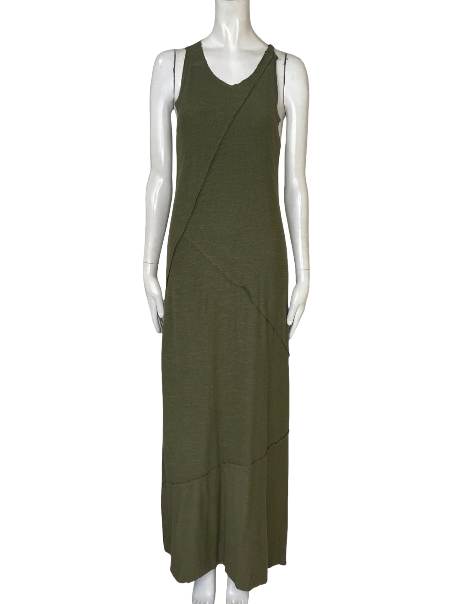 Vestido Zinzane Sin Mangas Verde - Talla S