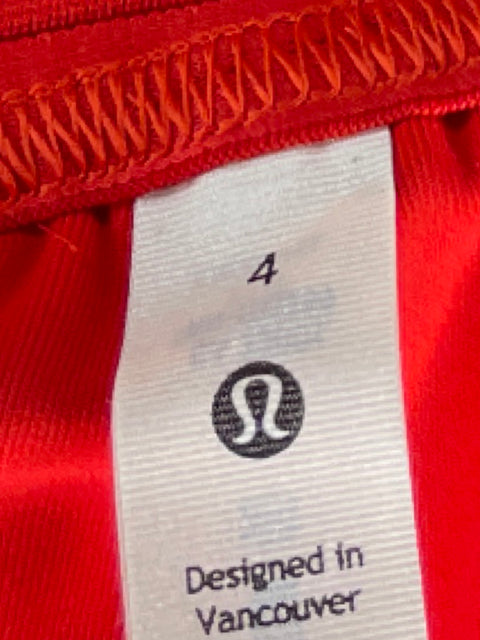 Falda Lululemon Mini Rojo - Talla 4