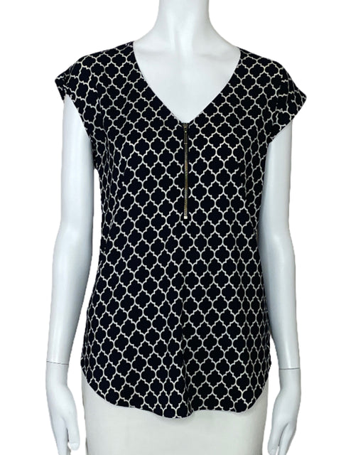 Blusa Express Estampadpo Cremallera-Talla XS