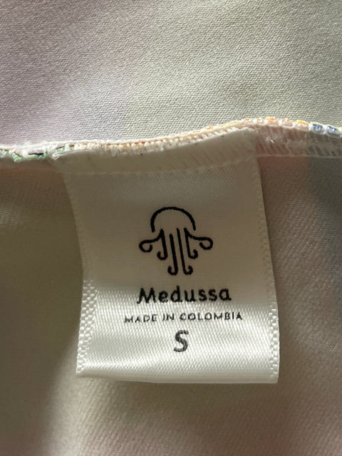 Falda Short Medussa Azul-Talla S