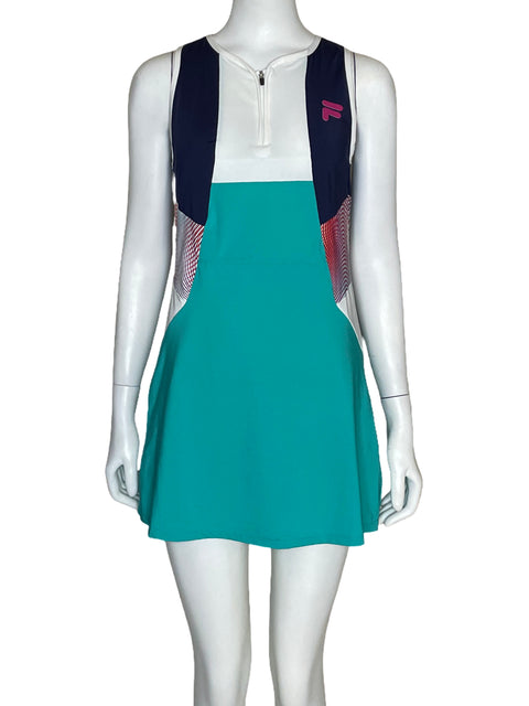 Vestido Fila Tenis Azul-Talla S