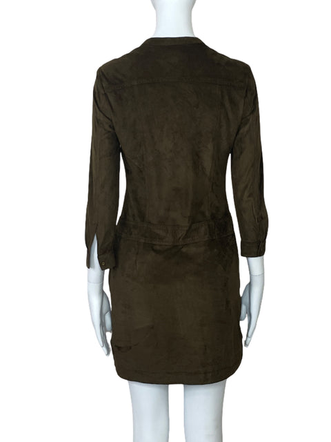 Vestido Trucco Mini Bolsillo Marron-Talla 26
