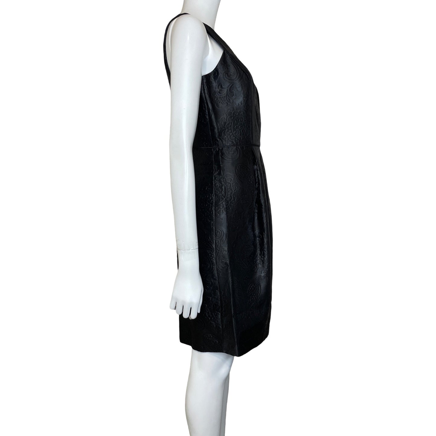 Vestido Vince Camuto Estampado Flores Negro-Talla-4