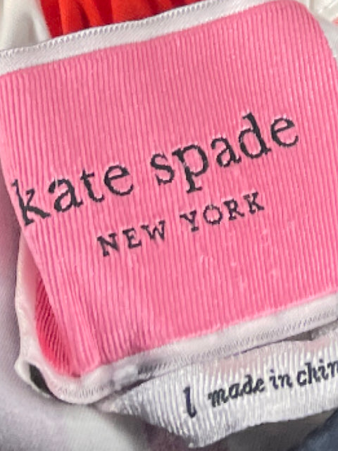 Vestido Kate Spade Líneas Blanco - Talla L