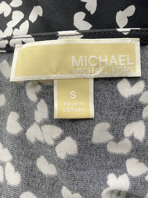 Vestido Michael Kors Mini Estampado Negro-Talla S