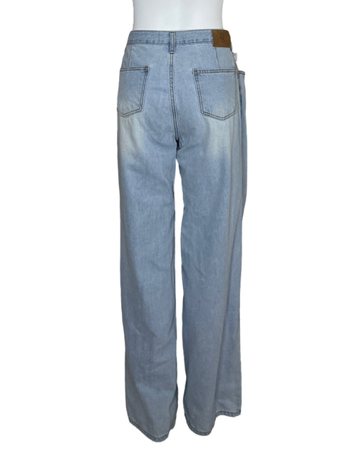 Pantalón Edition Denim Botones Azul-Talla XS