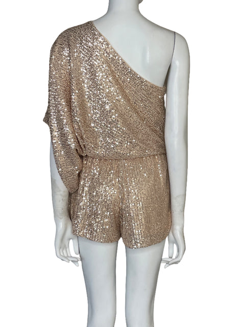 Romper Mustard Seed Lentejuelas Beige - Talla S