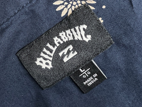 Camisa Billabong Estampada Azul-Talla L