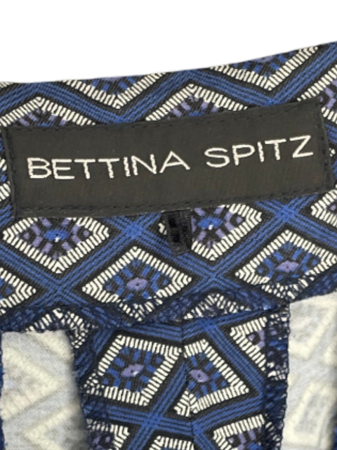 Pantalón Bettina Spitz Estampado Azul-Talla 8