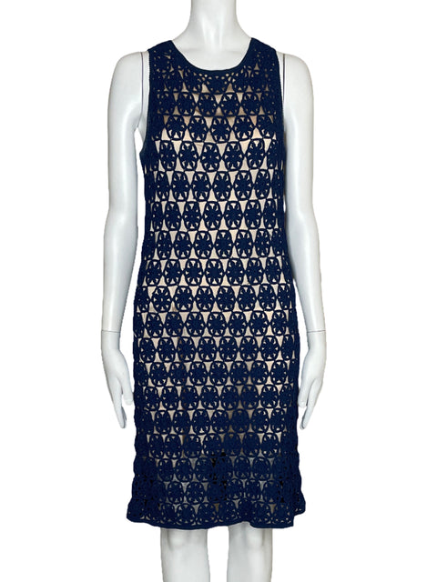Vestido Diane Von Furstenberg Tejido Azul-Talla S
