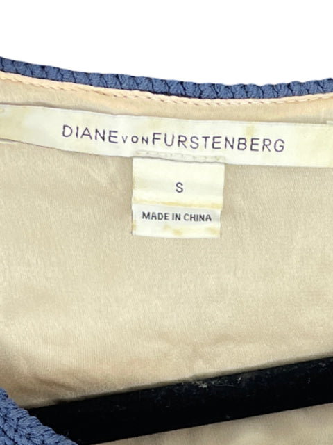 Vestido Diane Von Furstenberg Tejido Azul-Talla S
