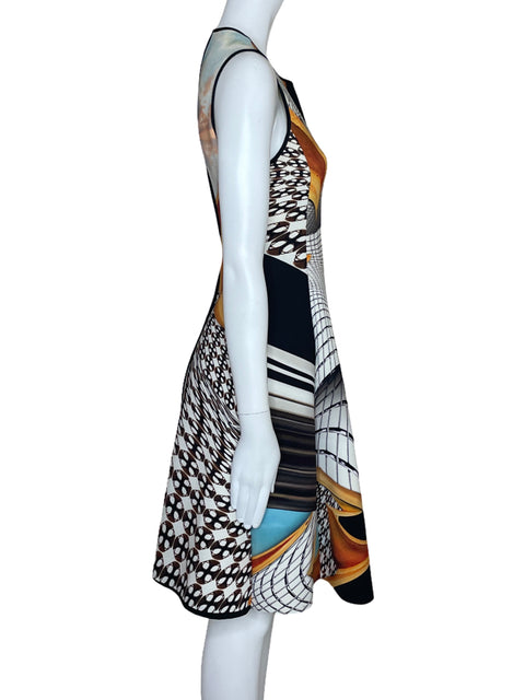 Vestido Clover Canyon Sin Mangas Abstrato Negro-Talla S