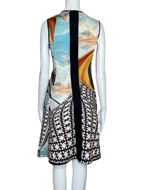 Vestido Clover Canyon Sin Mangas Abstrato Negro-Talla S